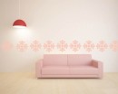 Damask Wall Pattern  Art Stickers